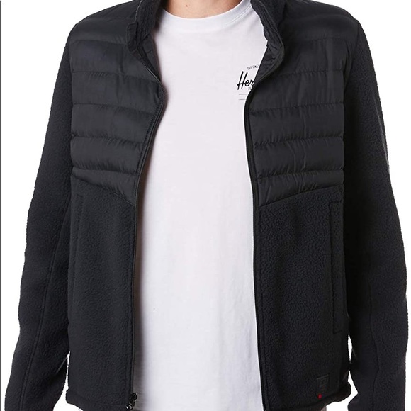 Herschel Hybrid Sherpa Full Zip Jacket (M) - Picture 5 of 6